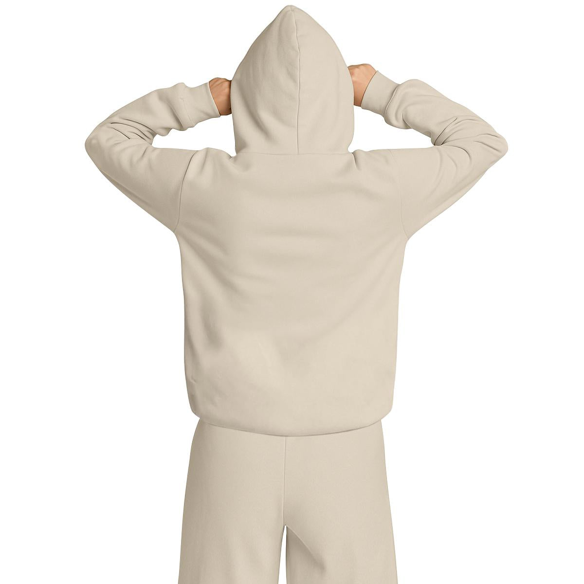AFTERCULTURE unisex Travel Nap Hoodie with Built-in Eye Mask
