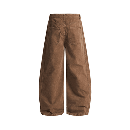 solar eye Curved Blade Denim Jeans