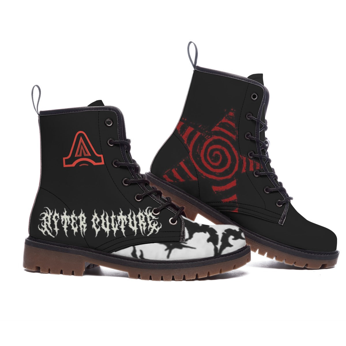 AFTERCULTURE Men's Martin Short Boots