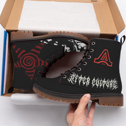 AFTERCULTURE Men's Martin Short Boots