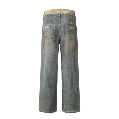 Vintage lilly Women's Ripped Jeans