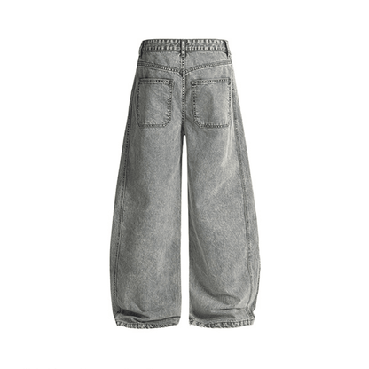 solar eye Curved Blade Denim Jeans