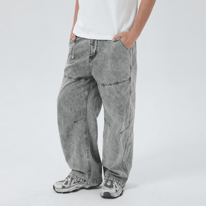 solar eye Curved Blade Denim Jeans