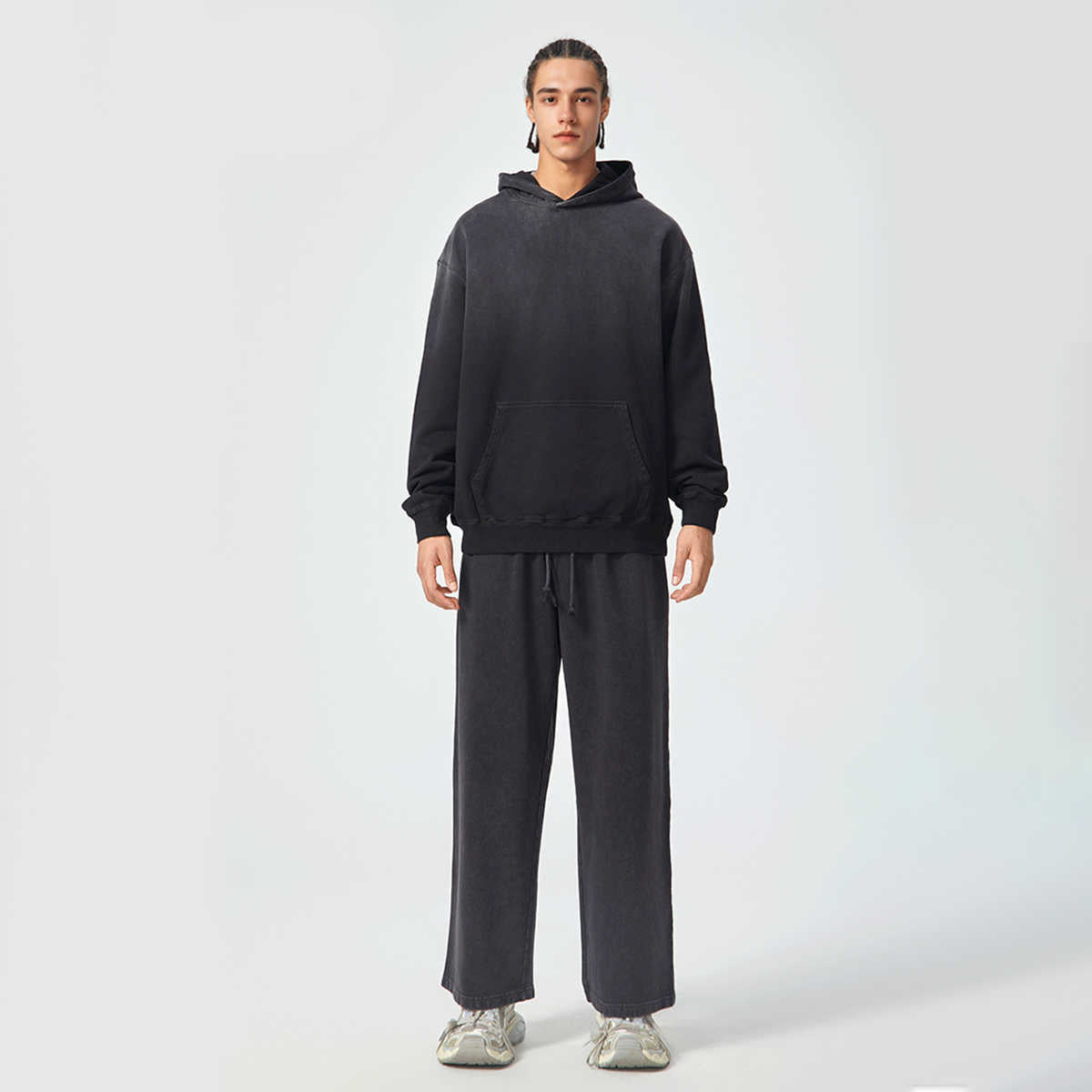 AFTERCULTURE Sun Faded Gradient Hoodie