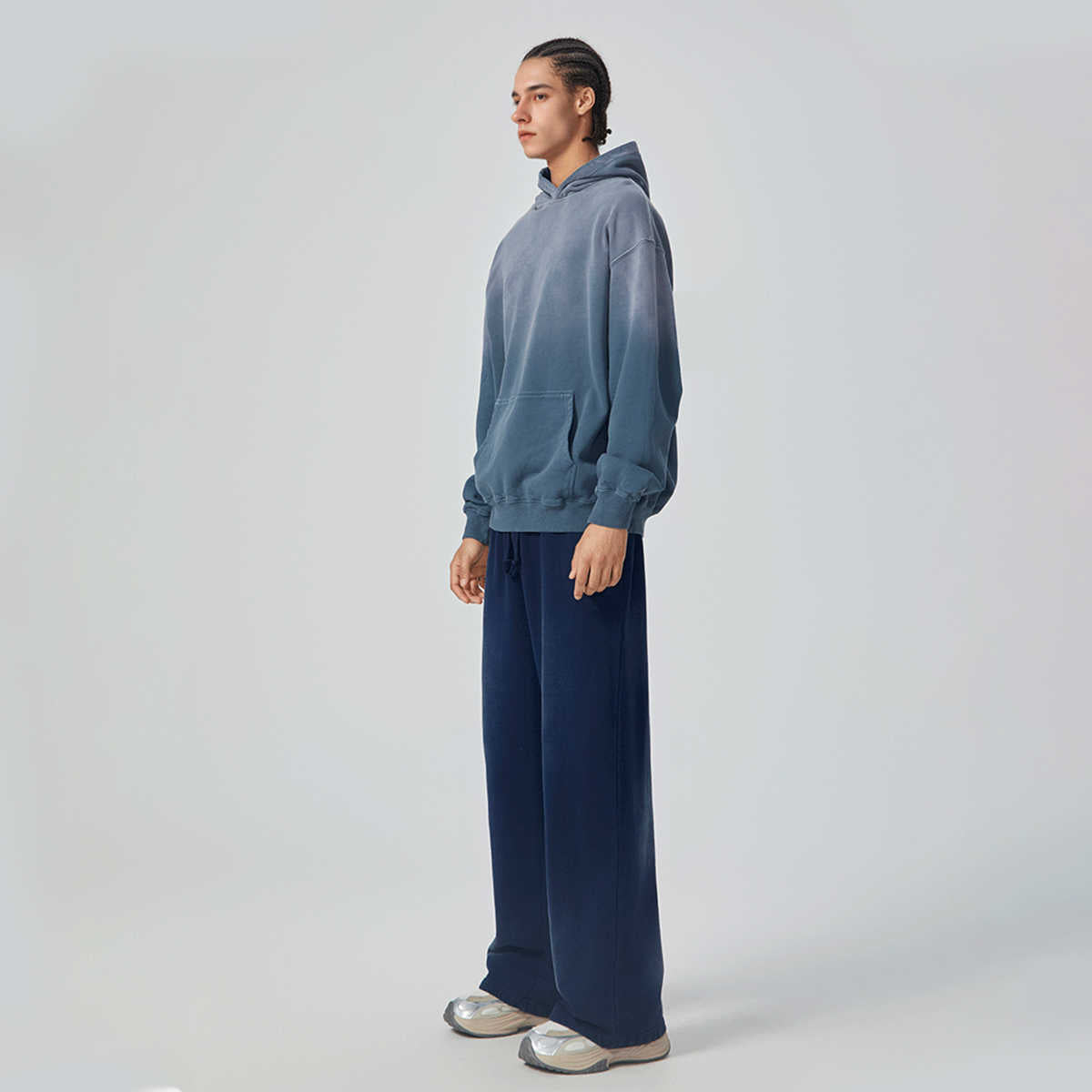 AFTERCULTURE Sun Faded Gradient Hoodie