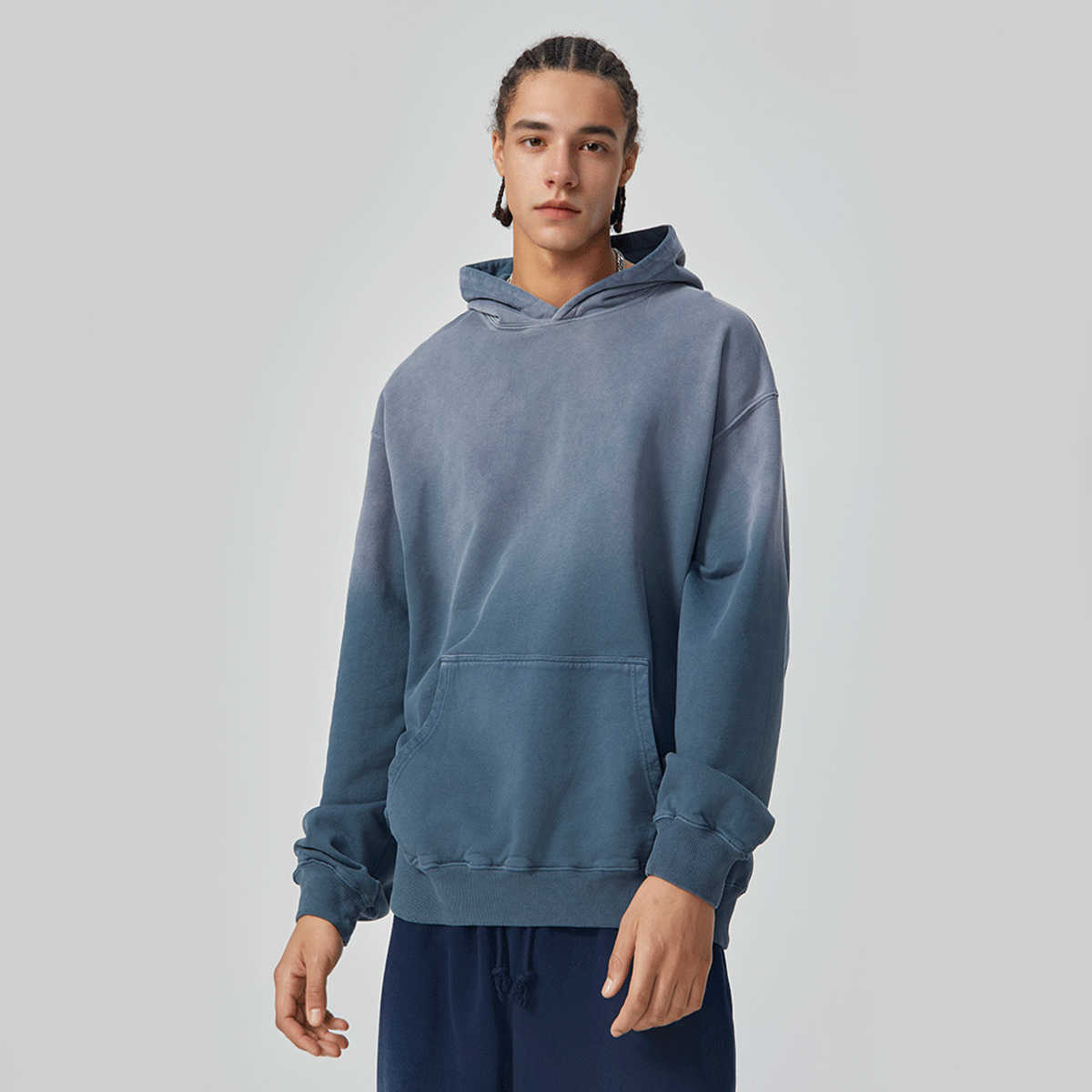 AFTERCULTURE Sun Faded Gradient Hoodie