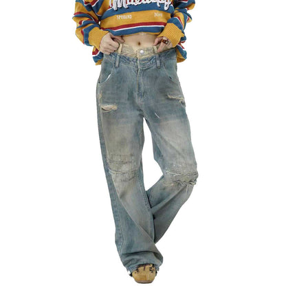 Vintage lilly Women's Ripped Jeans