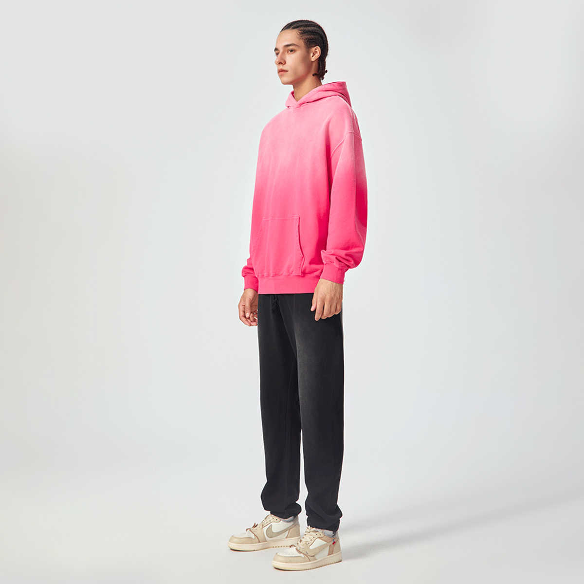 AFTERCULTURE Sun Faded Gradient Hoodie