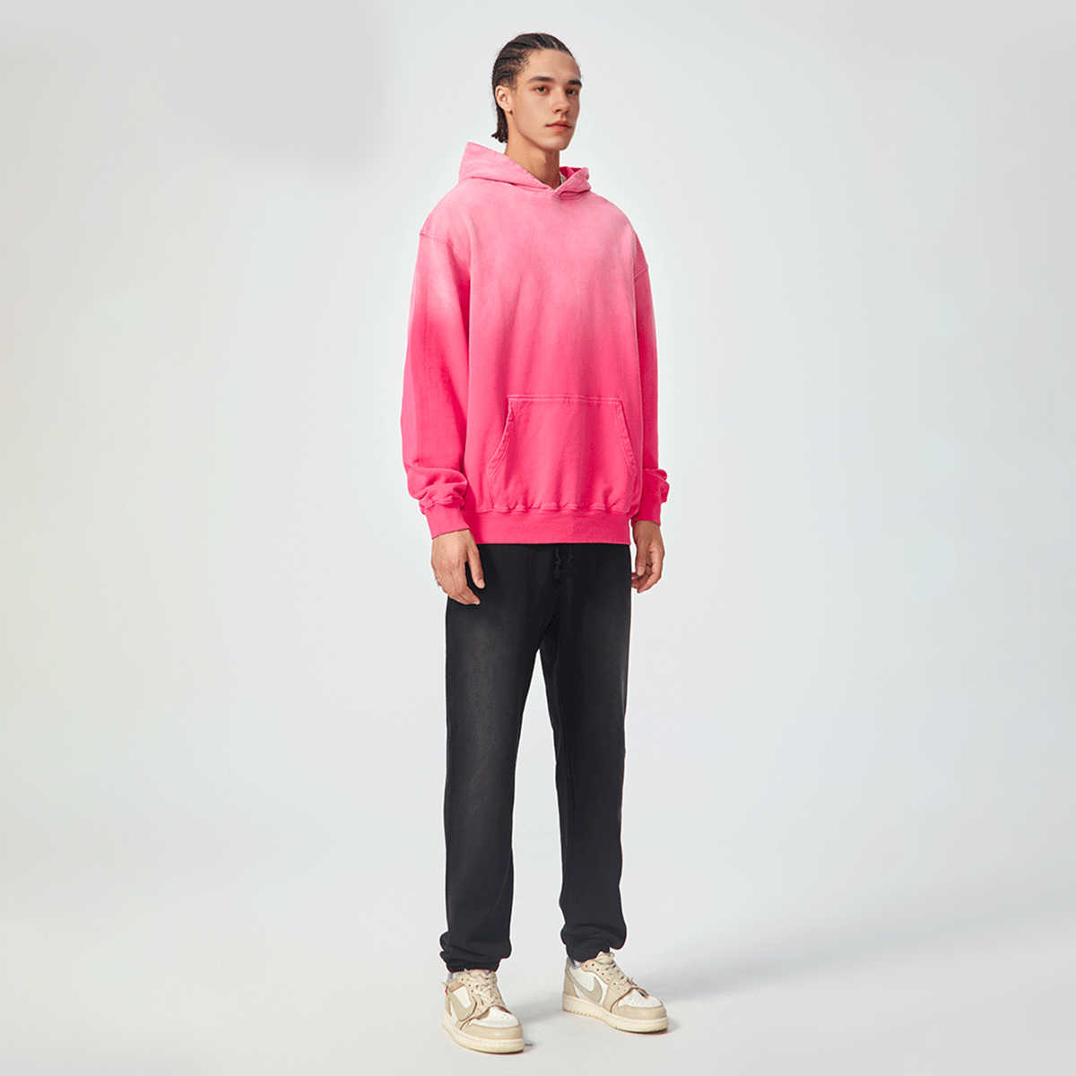 AFTERCULTURE Sun Faded Gradient Hoodie