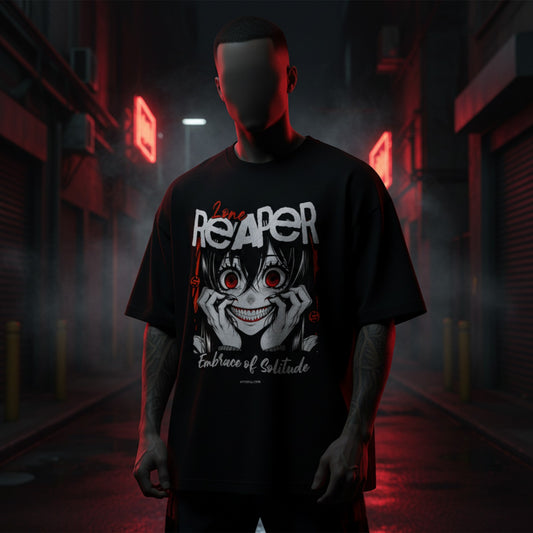LONE REAPER Unisex Terry Oversized Tee
