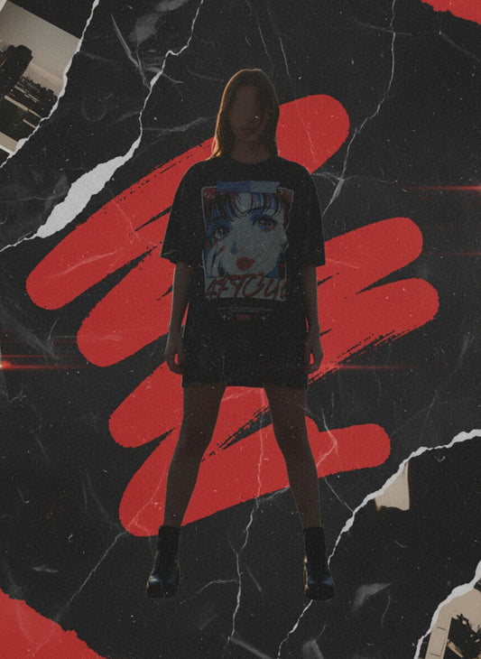 ELEGANT Unisex Acid Washed Oversized Tee