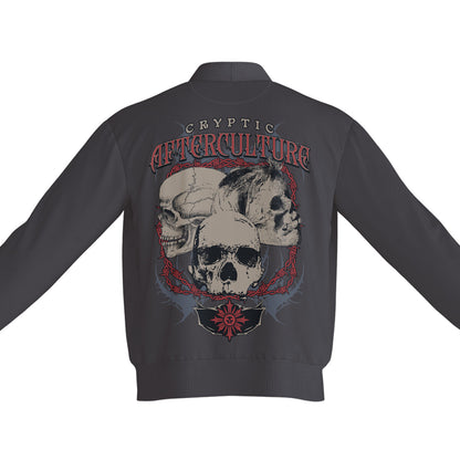 AfterCulture cryptic backprint bomber jacket
