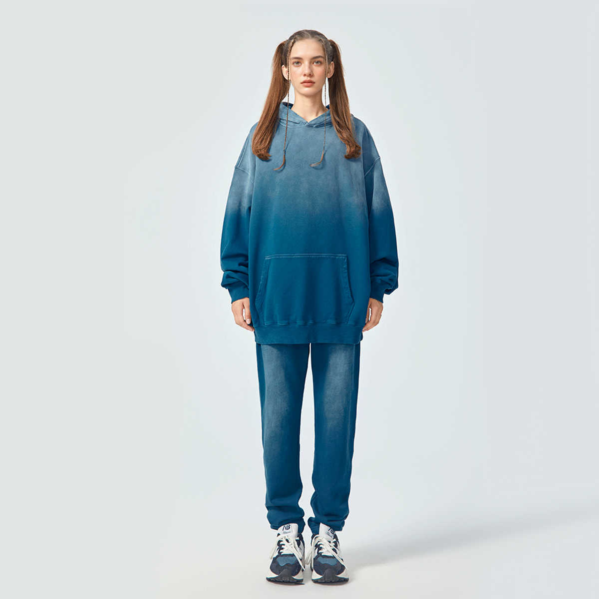 AFTERCULTURE Sun Faded Gradient Hoodie