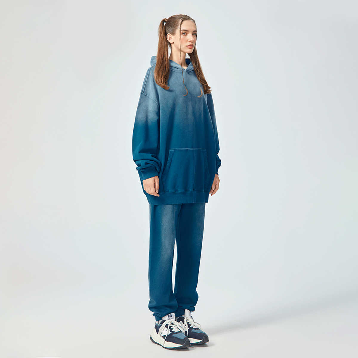 AFTERCULTURE Sun Faded Gradient Hoodie
