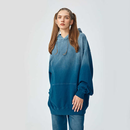 AFTERCULTURE Sun Faded Gradient Hoodie